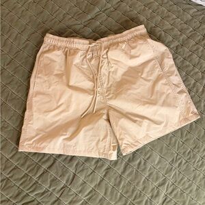 NWT Urban Outfitters Men's Cream Swim Trunks